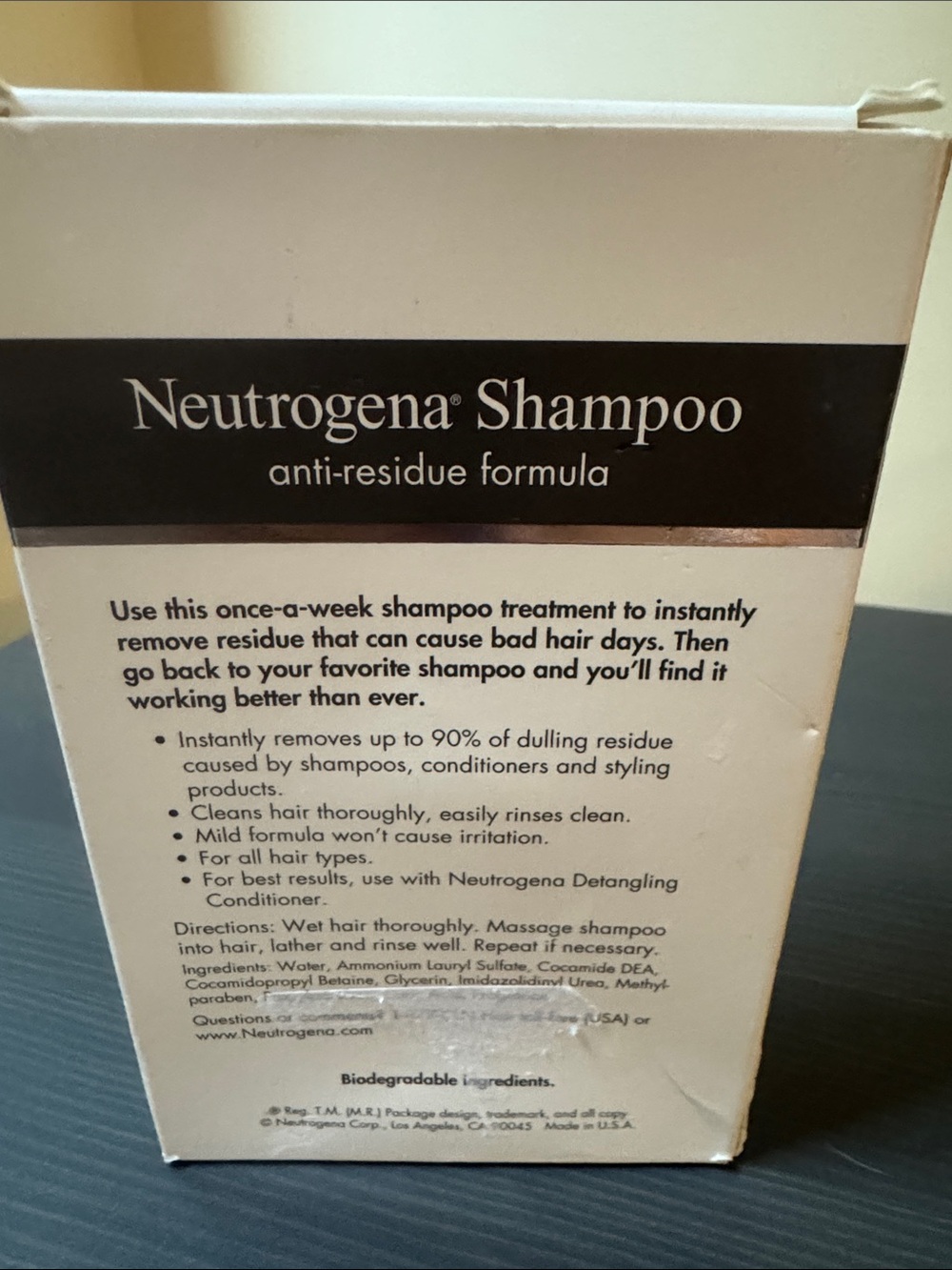 Neutrogena The Anti-Residue Shampoo 6 FL OZ discontinued - Picture 3 of 4